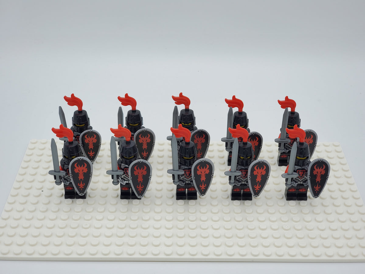 Red Dragon Knights 10pcs Set A