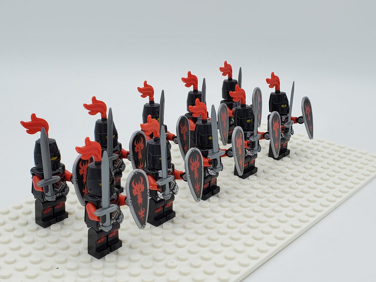 Red Dragon Knights 10pcs Set A