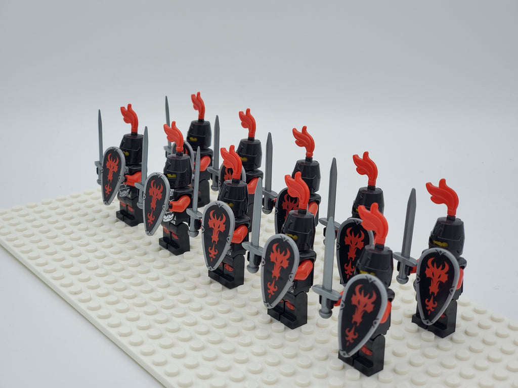 Red Dragon Knights 10pcs Set A