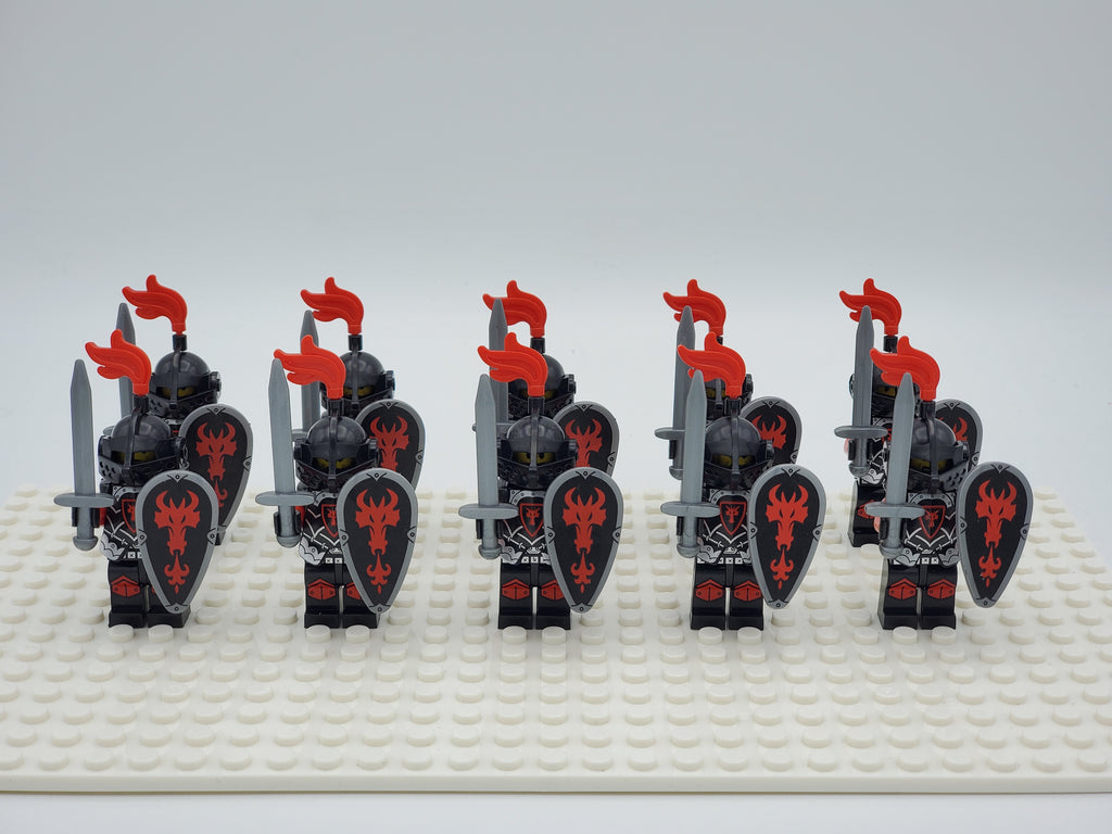 Red Dragon Knights 10pcs Set B