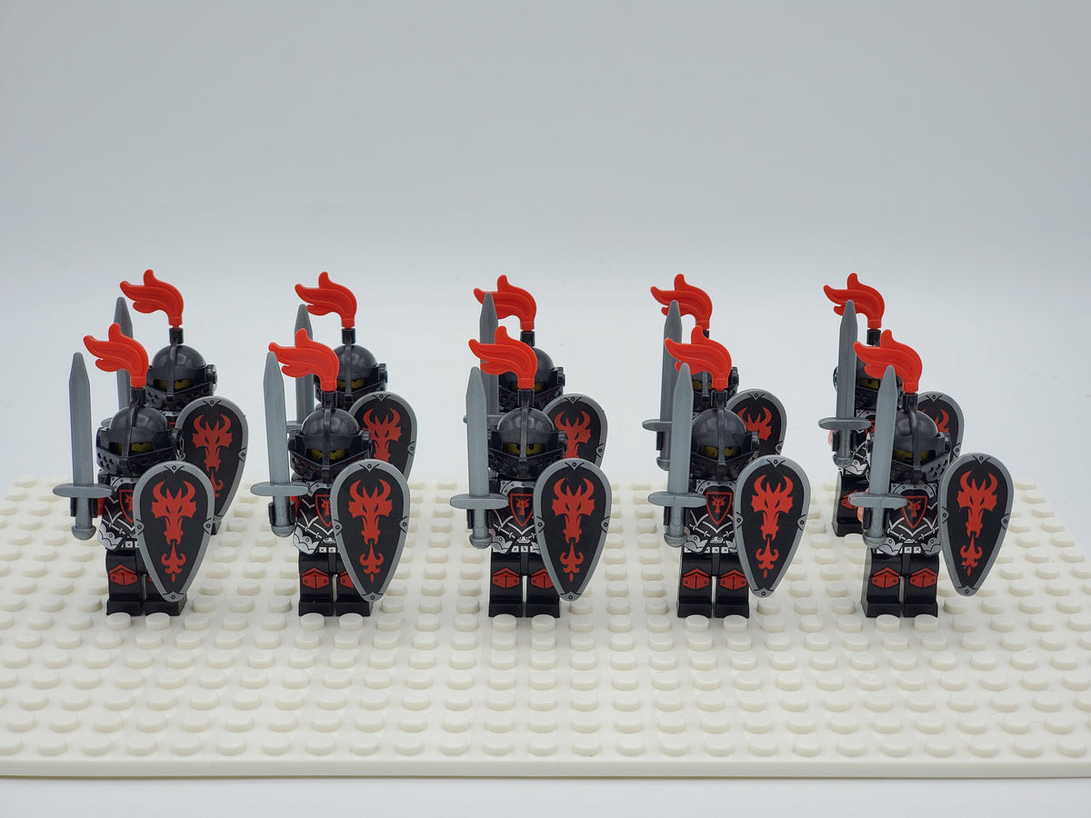 Red Dragon Knights 10pcs Set B