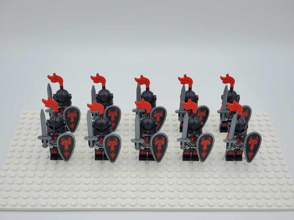 Red Dragon Knights 10pcs Set B