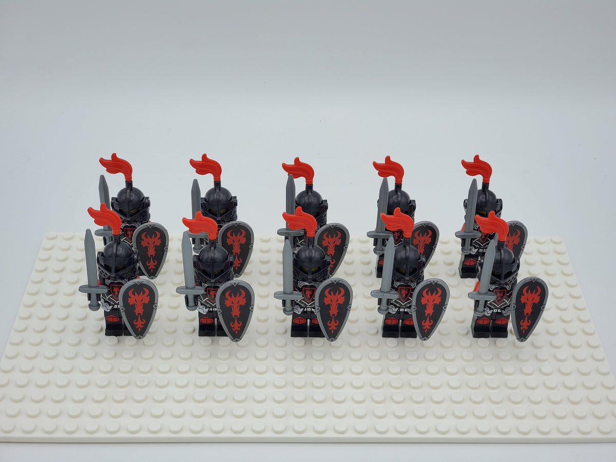 Red Dragon Knights 10pcs Set B