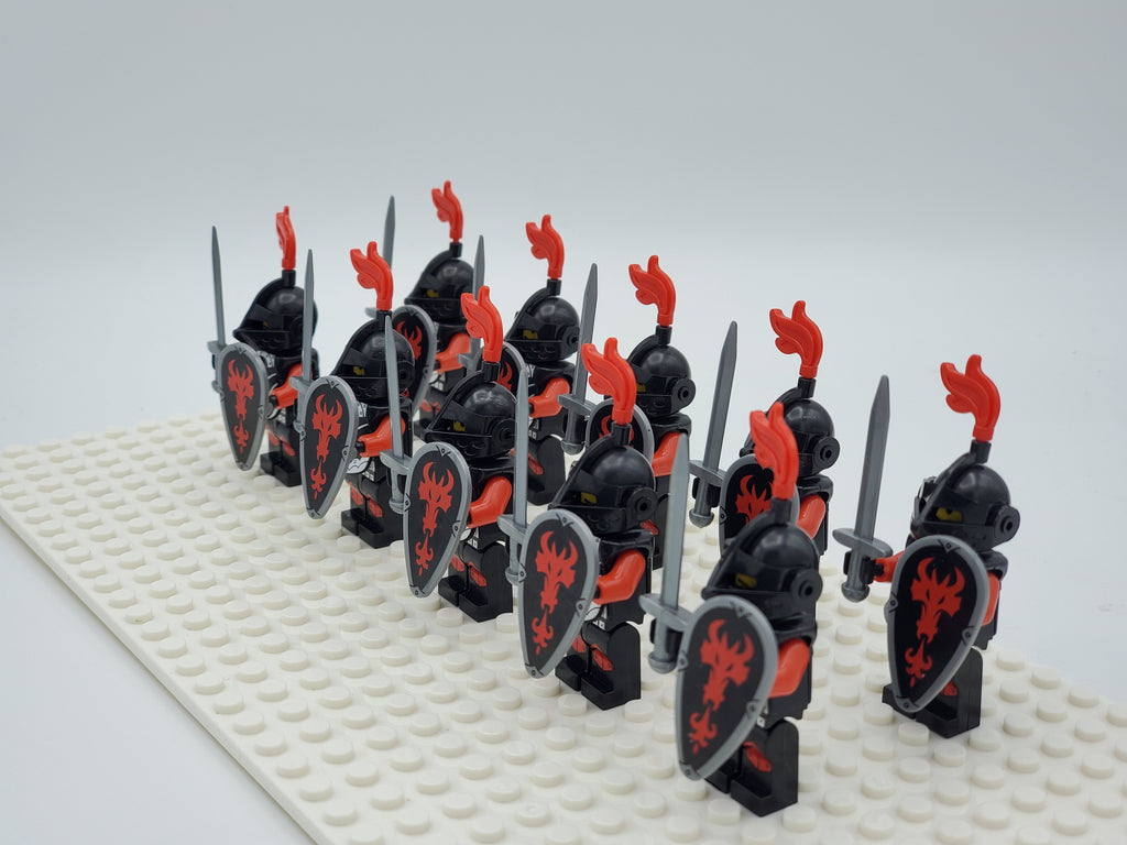 Red Dragon Knights 10pcs Set B
