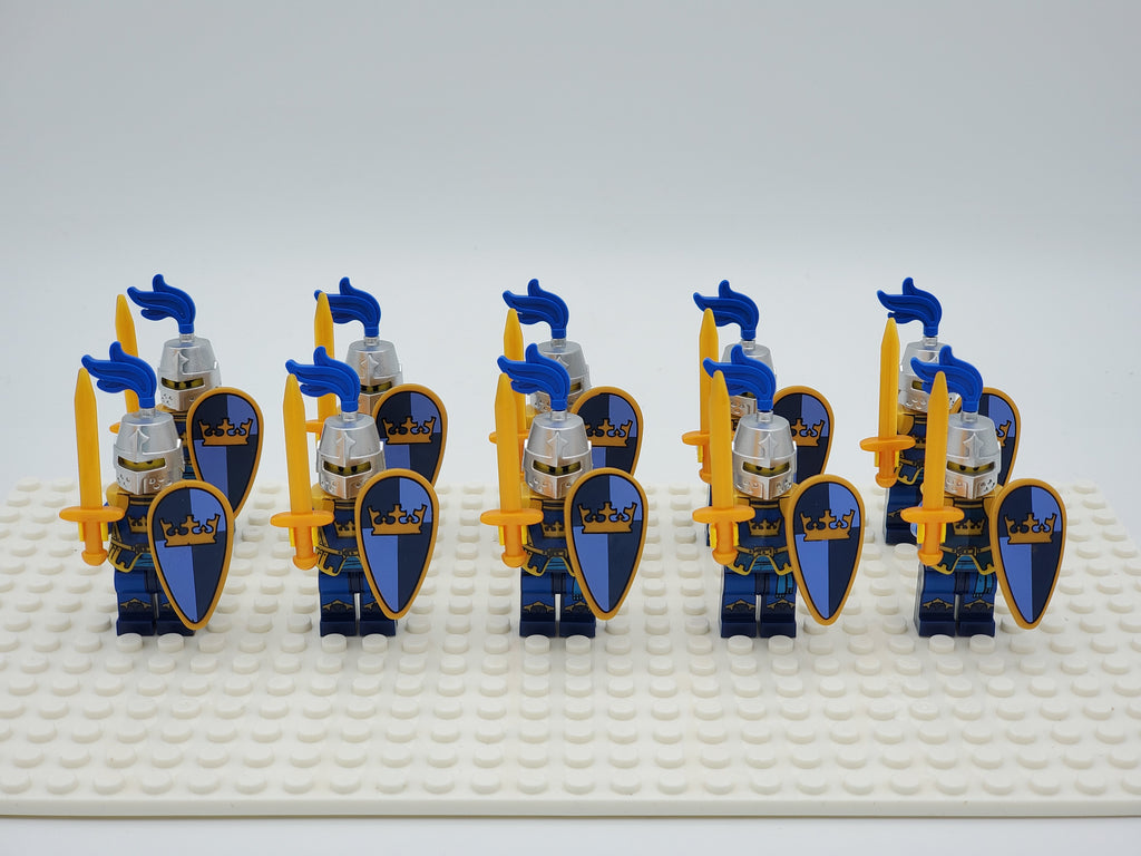 Blue Crown Knights 10pcs Set A