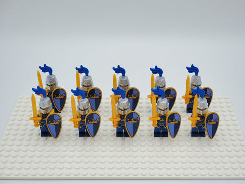 Blue Crown Knights 10pcs Set A