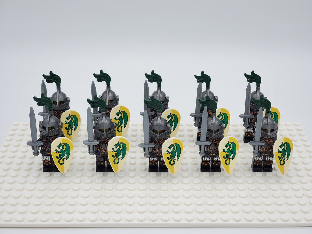 Green Dragon Knights 10pcs Set B