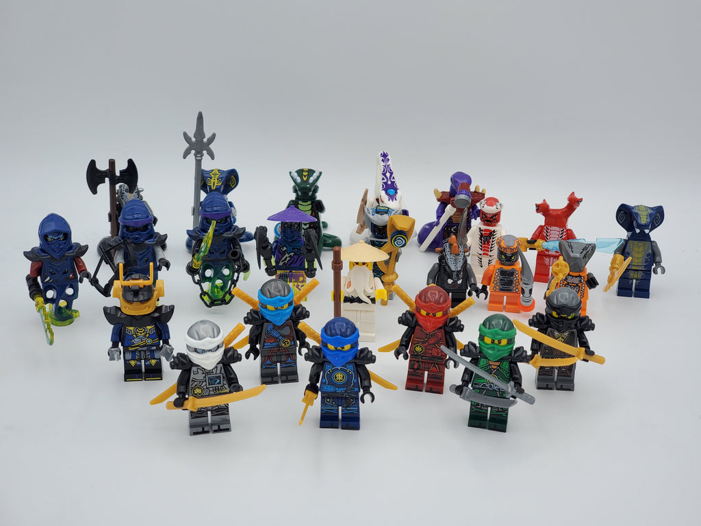 Ninjago vs Serpentine Custom 24 Minifigures Set