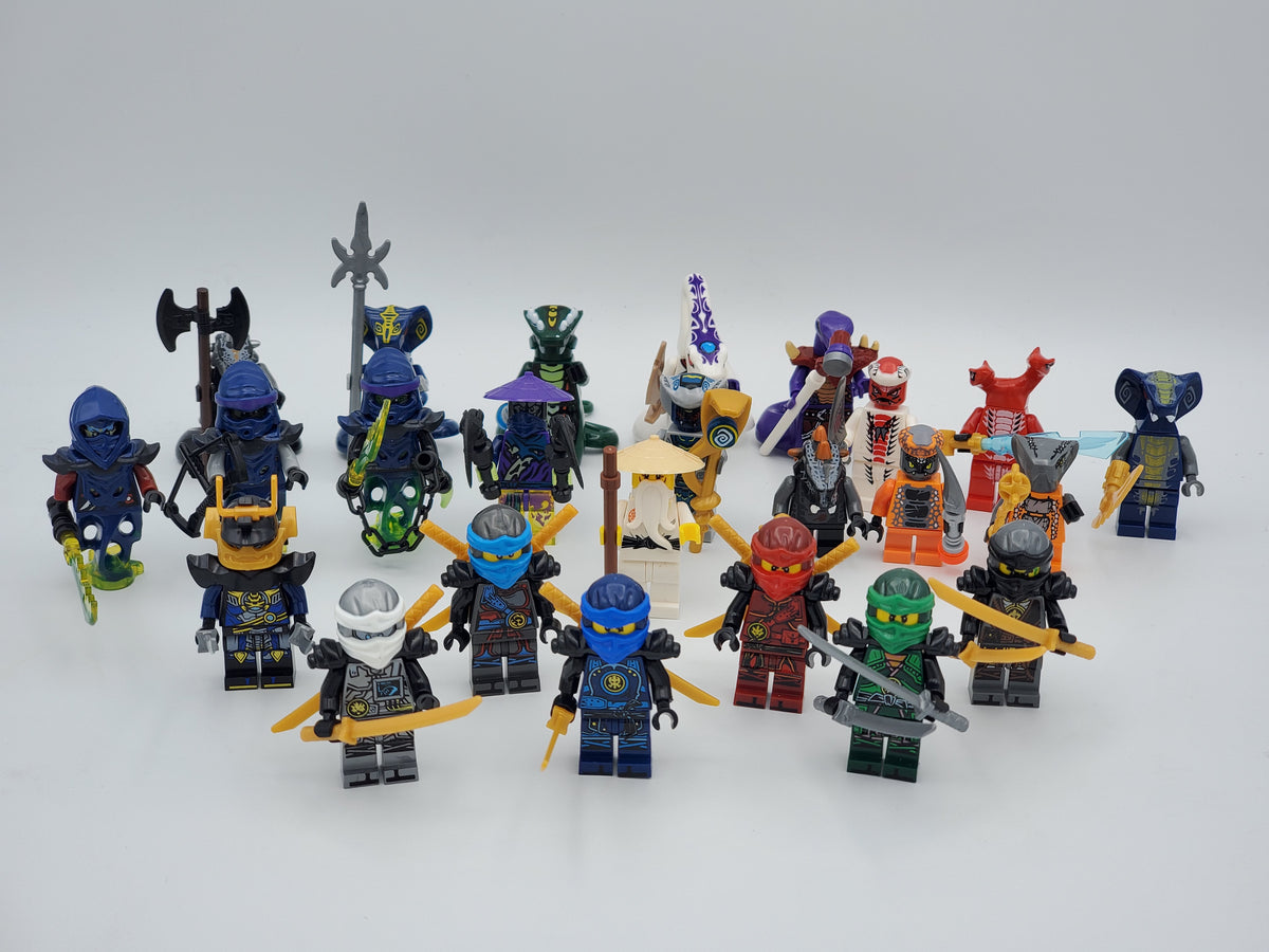 Ninjago vs Serpentine Custom 24 Minifigures Set
