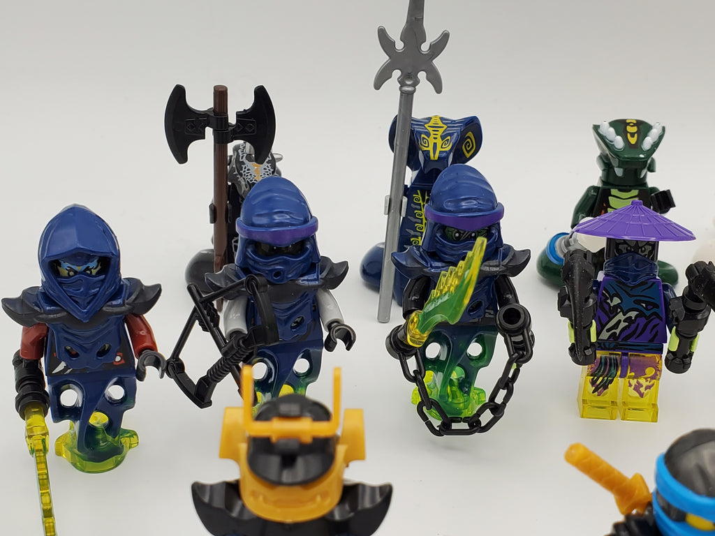 Ninjago vs Serpentine Custom 24 Minifigures Set
