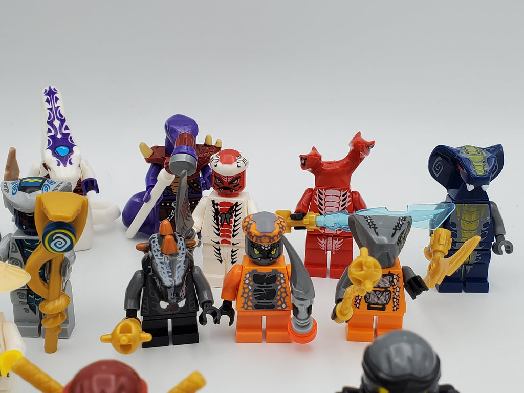 Ninjago vs Serpentine Custom 24 Minifigures Set