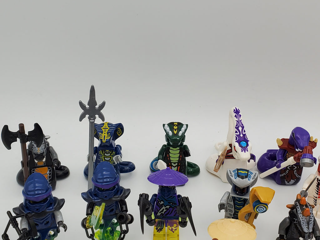 Ninjago vs Serpentine Custom 24 Minifigures Set