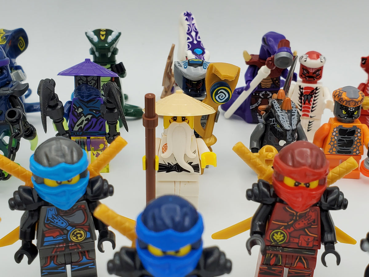 Ninjago vs Serpentine Custom 24 Minifigures Set