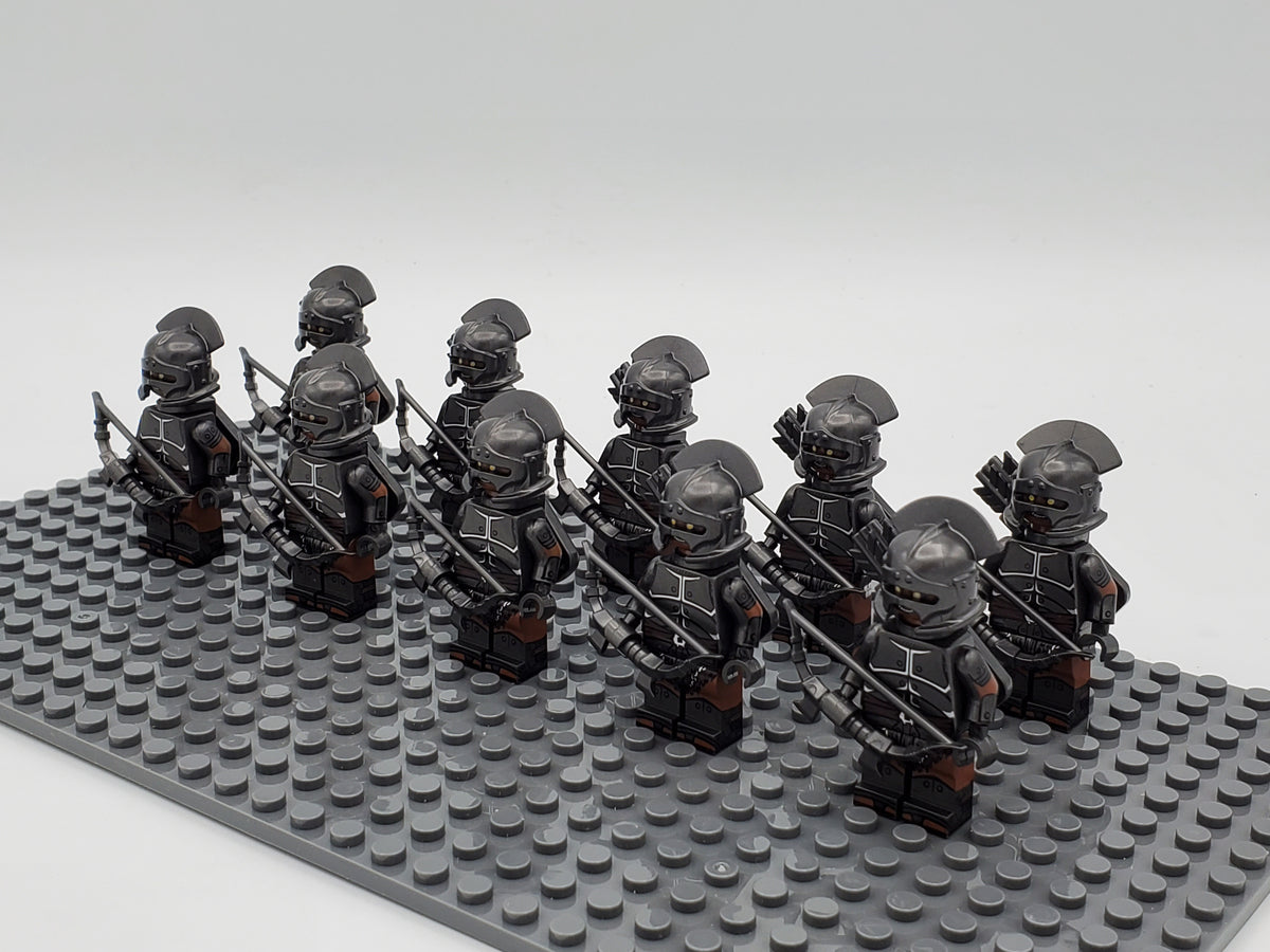 LOTR Orc Light Archers Infantry Army 10 Minifigures Set