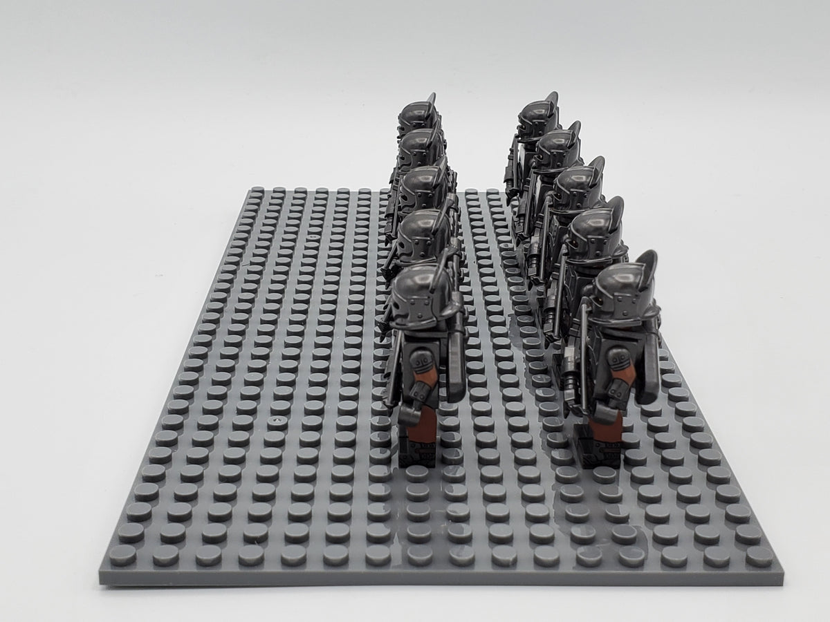 LOTR Orc Light Archers Infantry Army 10 Minifigures Set