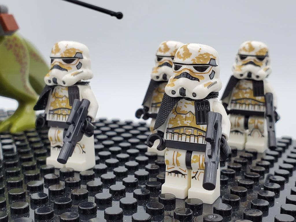 Star Wars Desert Troopers + Dewback 5 Minifigures Set