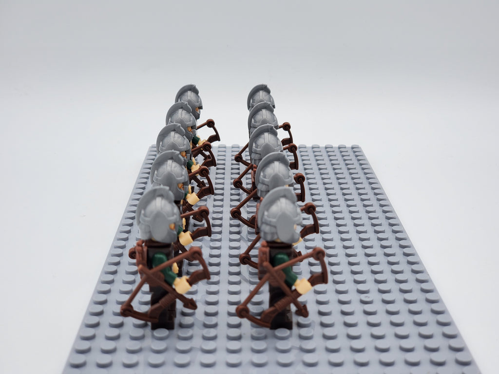 LOTR Rohan Archers Infantry Army 10 Minifigures Set