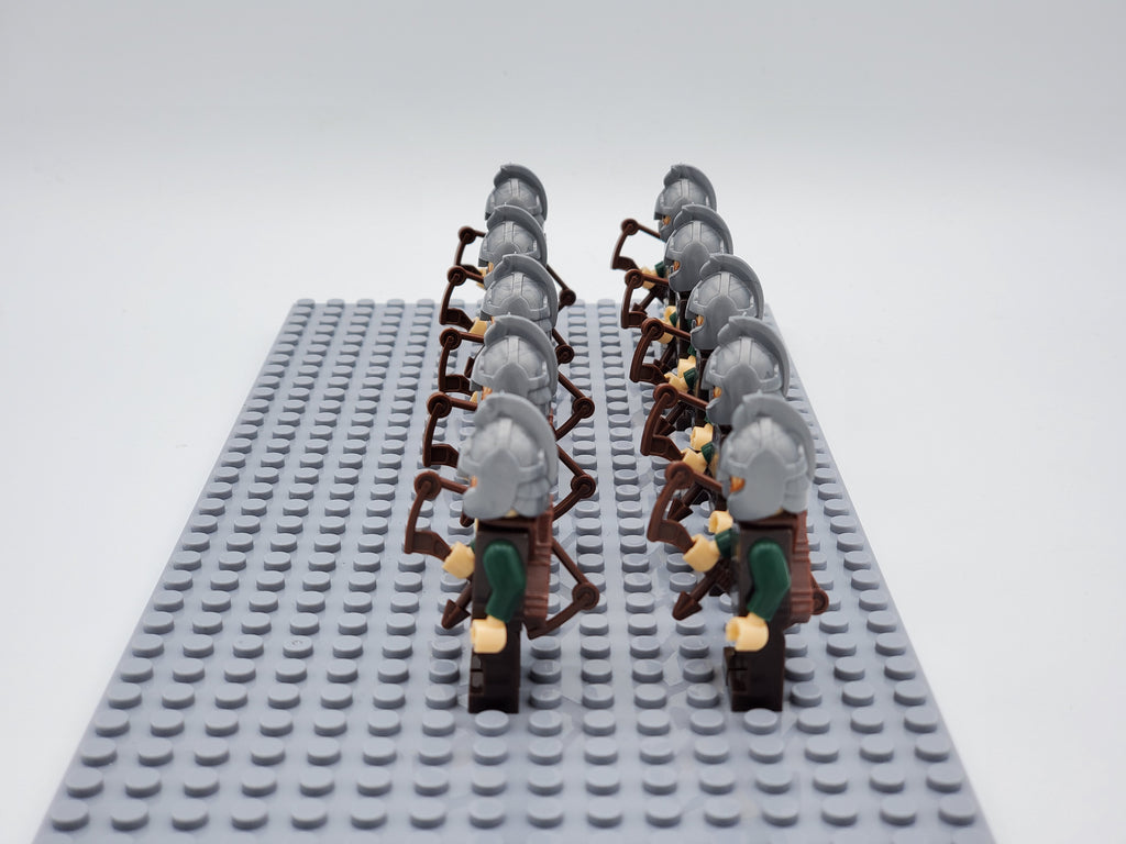 LOTR Rohan Archers Infantry Army 10 Minifigures Set