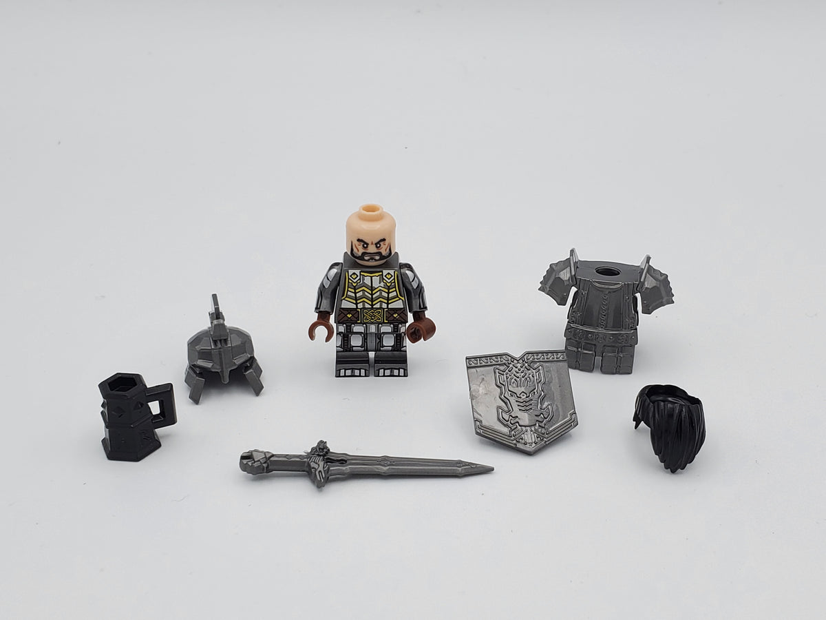 LOTR Dwarf Heavy Greatswords Infantry Army 10 Minifigures Set