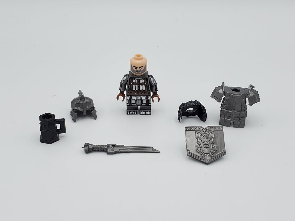 LOTR Dwarf Heavy Shortswords Infantry Army 10 Minifigures Set