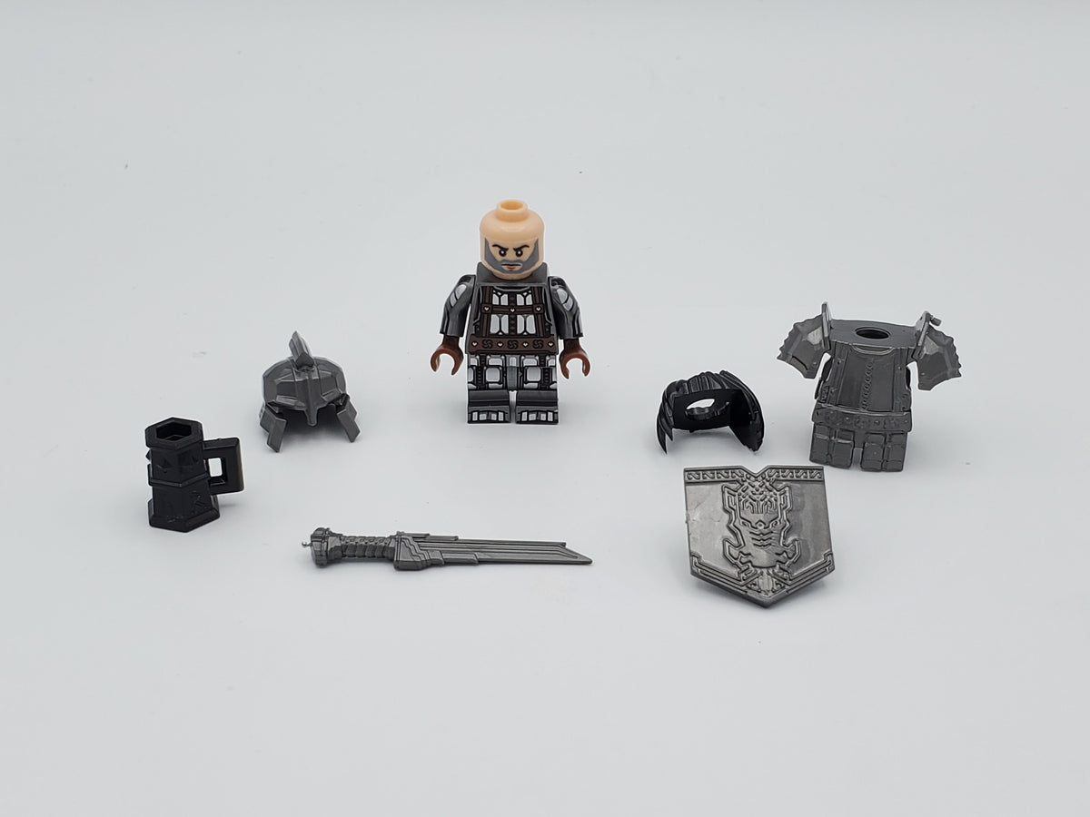 LOTR Dwarf Heavy Shortswords Infantry Army 10 Minifigures Set