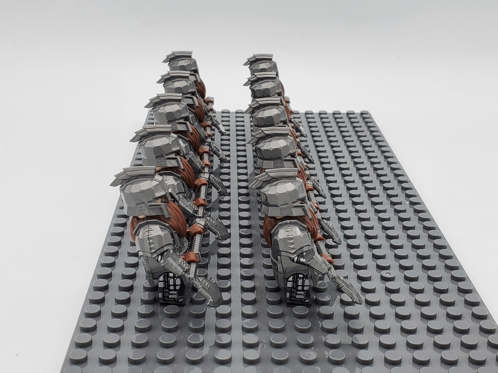 LOTR Dwarf Heavy Axe Infantry Army 10 Minifigures Set