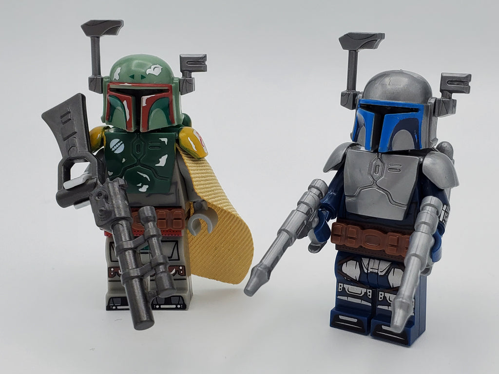 Star Wars Boba and Jango Fett Mandalorians 2 Minifigures Set