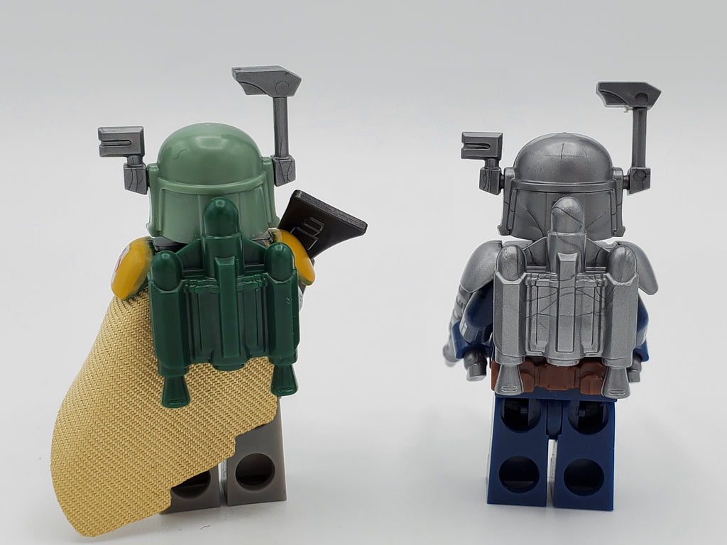 Star Wars Boba and Jango Fett Mandalorians 2 Minifigures Set
