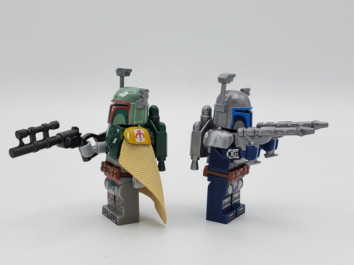 Star Wars Boba and Jango Fett Mandalorians 2 Minifigures Set