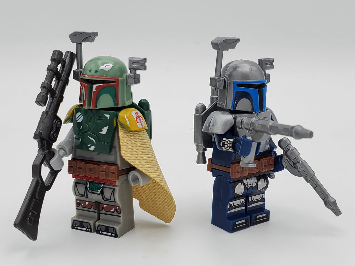 Star Wars Boba and Jango Fett Mandalorians 2 Minifigures Set