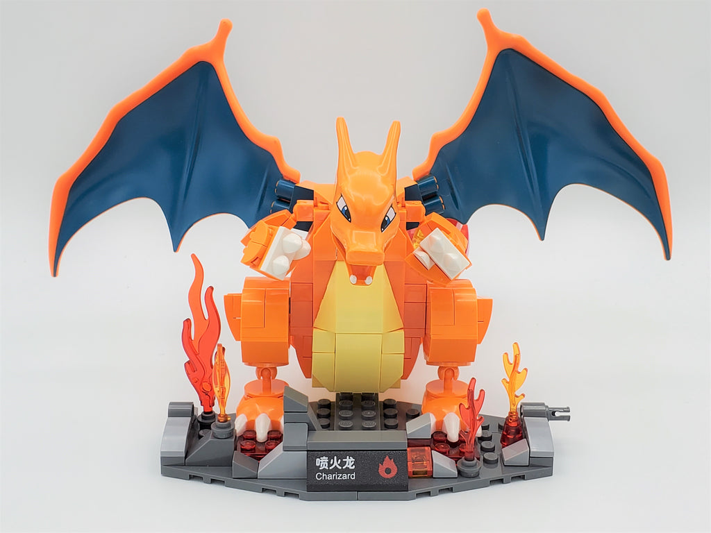 Pokemon Charizard Custom Building Blocks Set