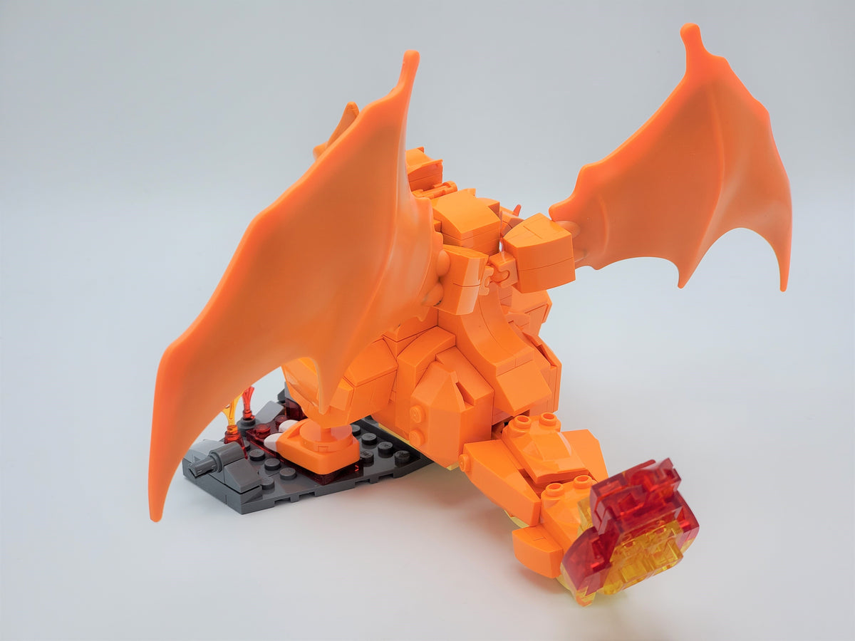 Pokemon Charizard Custom Building Blocks Set