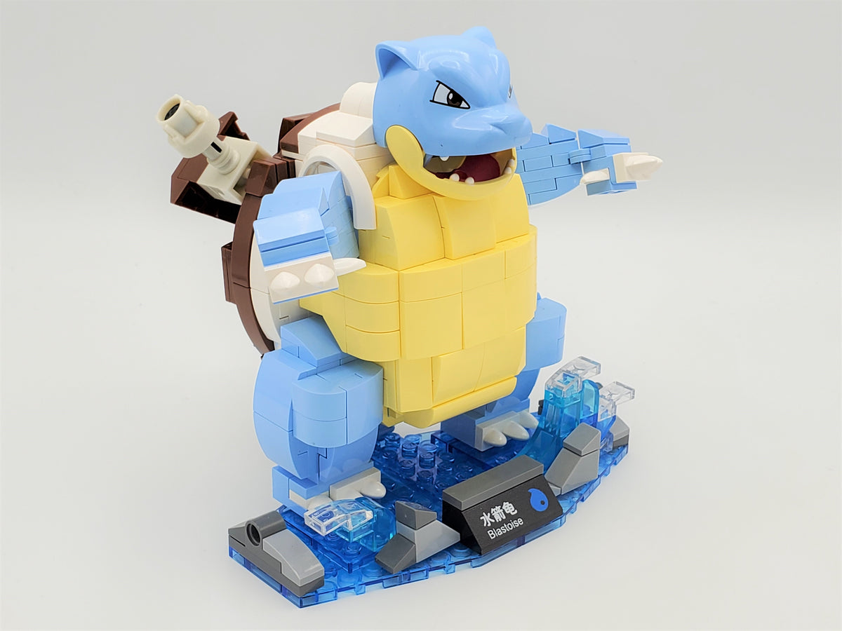 Pokemon  Blastoise Custom Building Blocks Set