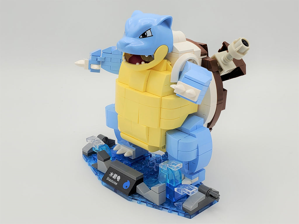 Pokemon  Blastoise Custom Building Blocks Set