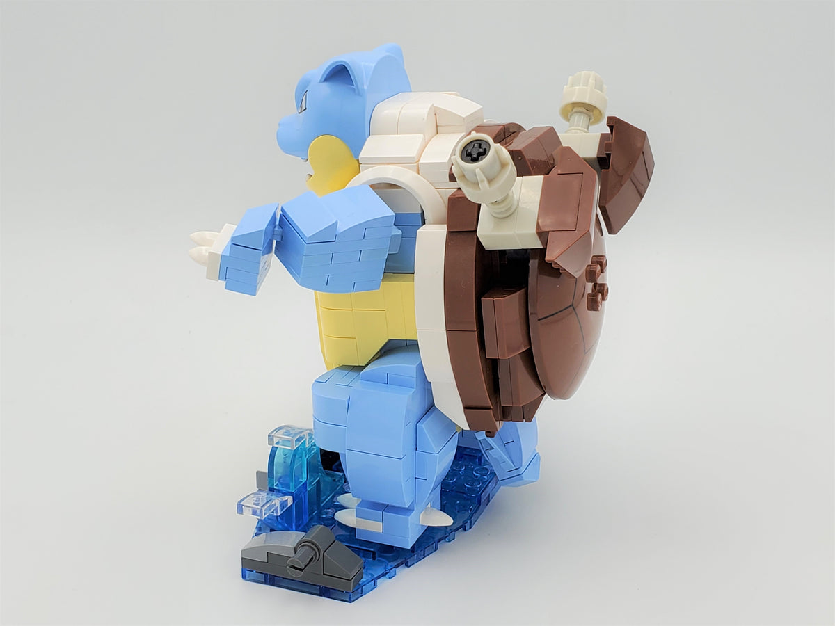 Pokemon  Blastoise Custom Building Blocks Set