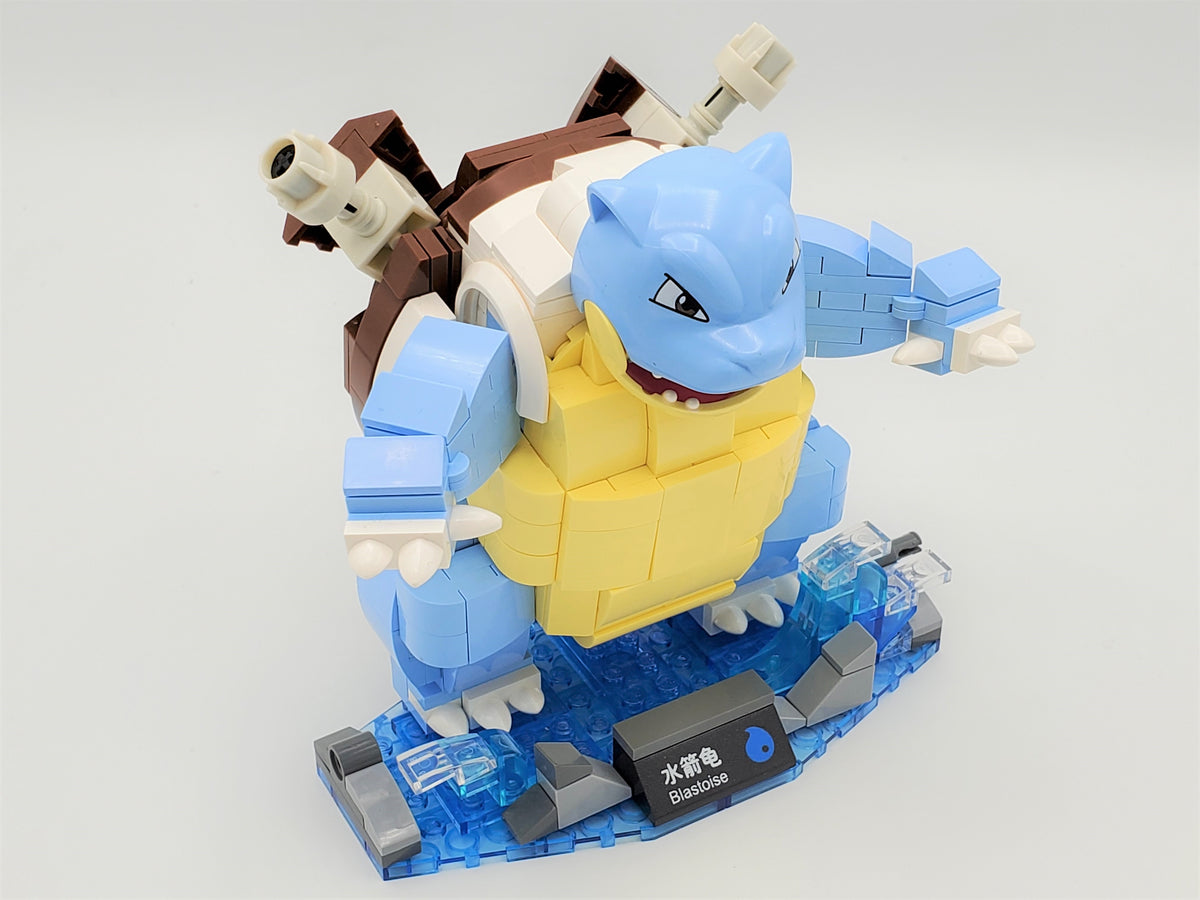 Pokemon  Blastoise Custom Building Blocks Set