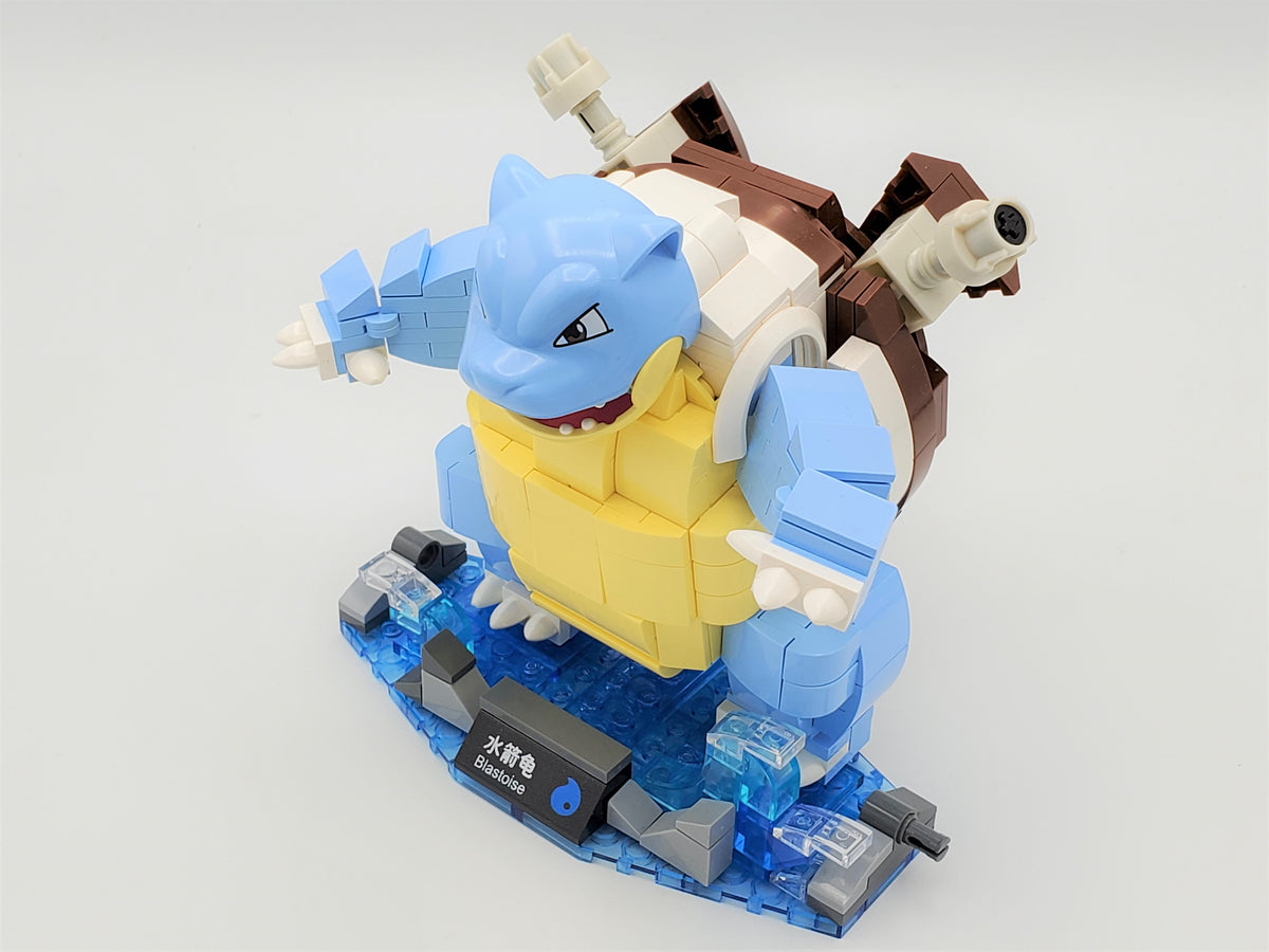 Pokemon  Blastoise Custom Building Blocks Set