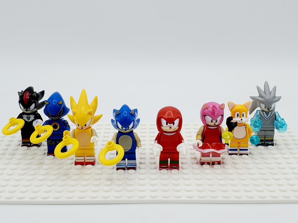 Sonic the Hedgehog  Custom 8 Minifigures Set 1