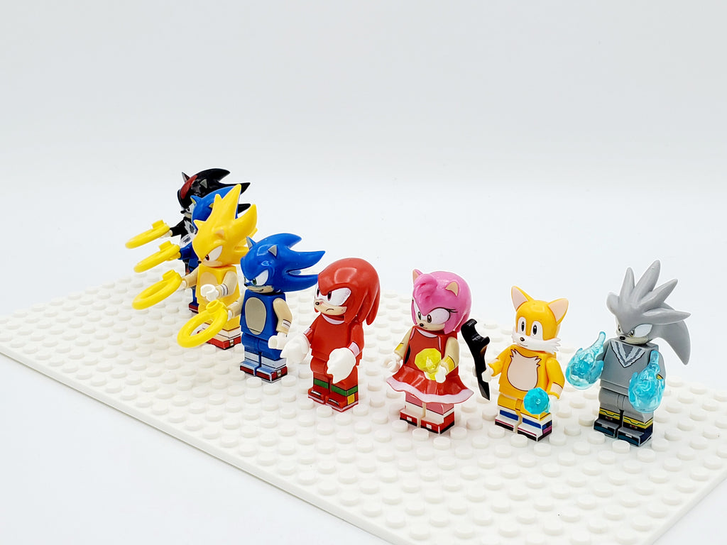 Sonic the Hedgehog  Custom 8 Minifigures Set 1