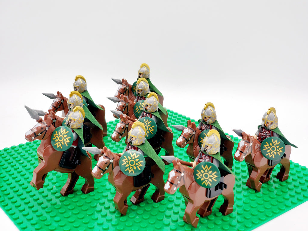LOTR Riders of Rohan Infantry Army 10 Minifigures Set