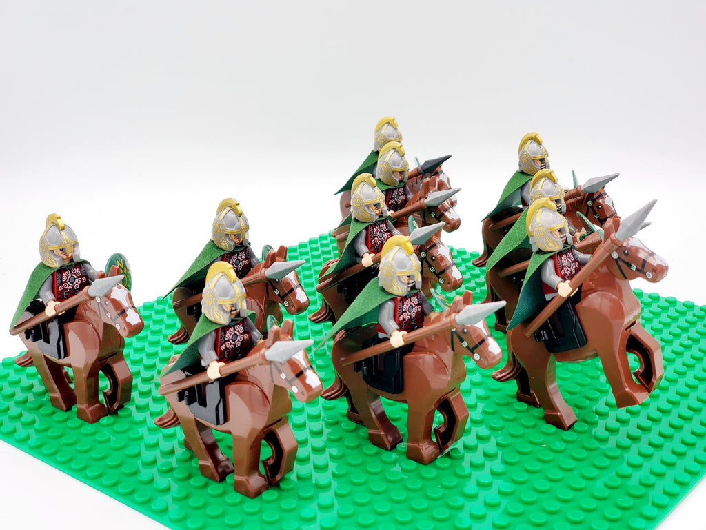 LOTR Riders of Rohan Infantry Army 10 Minifigures Set