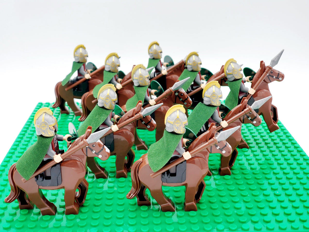 LOTR Riders of Rohan Infantry Army 10 Minifigures Set
