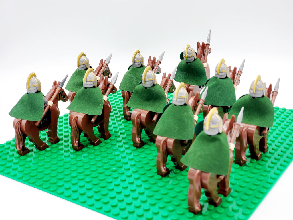 LOTR Riders of Rohan Infantry Army 10 Minifigures Set