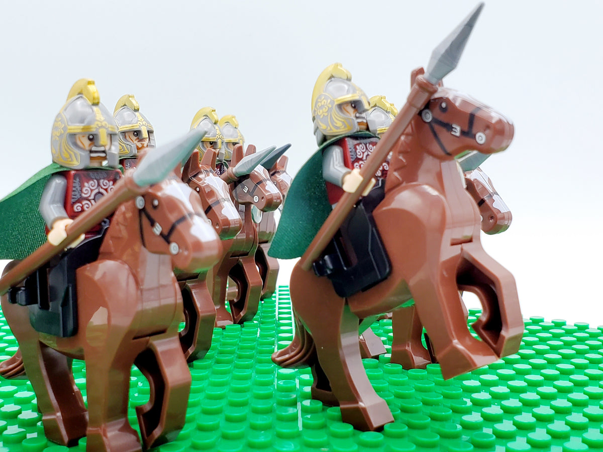 LOTR Riders of Rohan Infantry Army 10 Minifigures Set