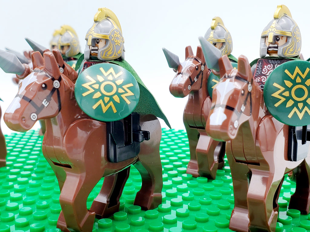 LOTR Riders of Rohan Infantry Army 10 Minifigures Set