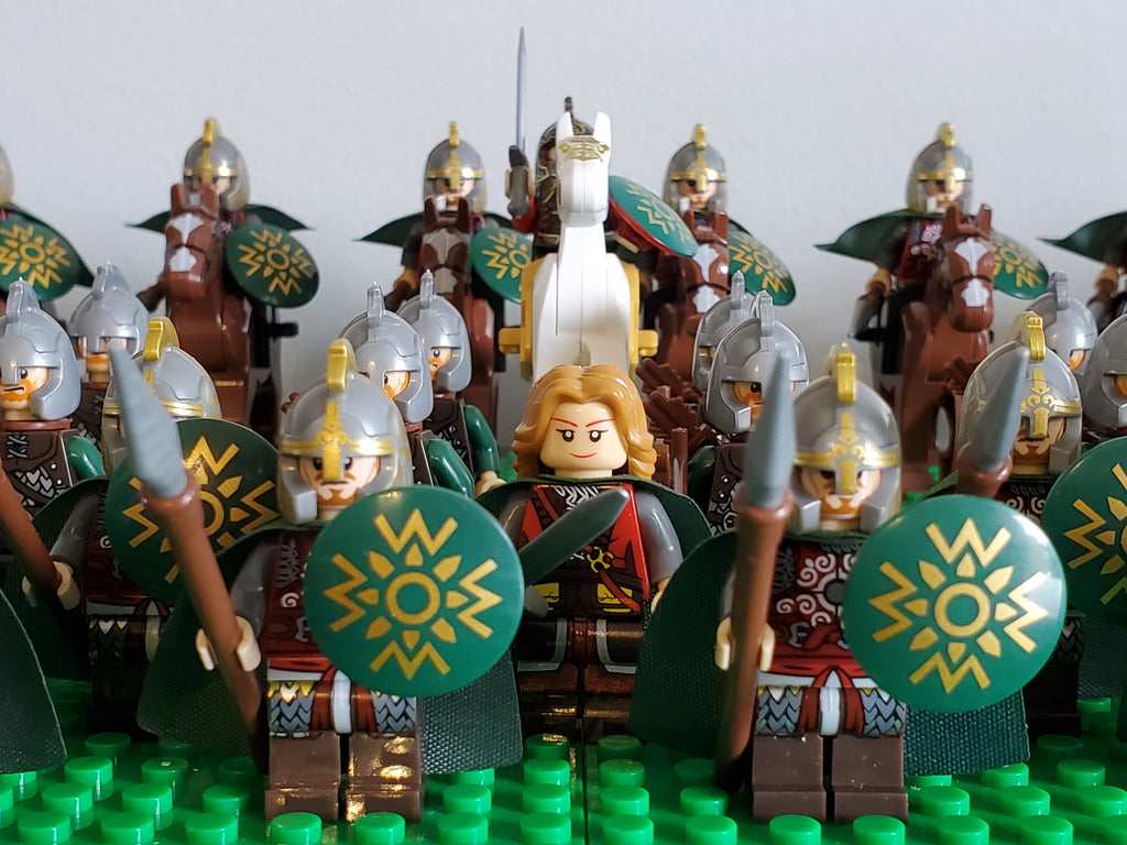 LOTR Rohan Battalion Infantry Army 63 Minifigures Set
