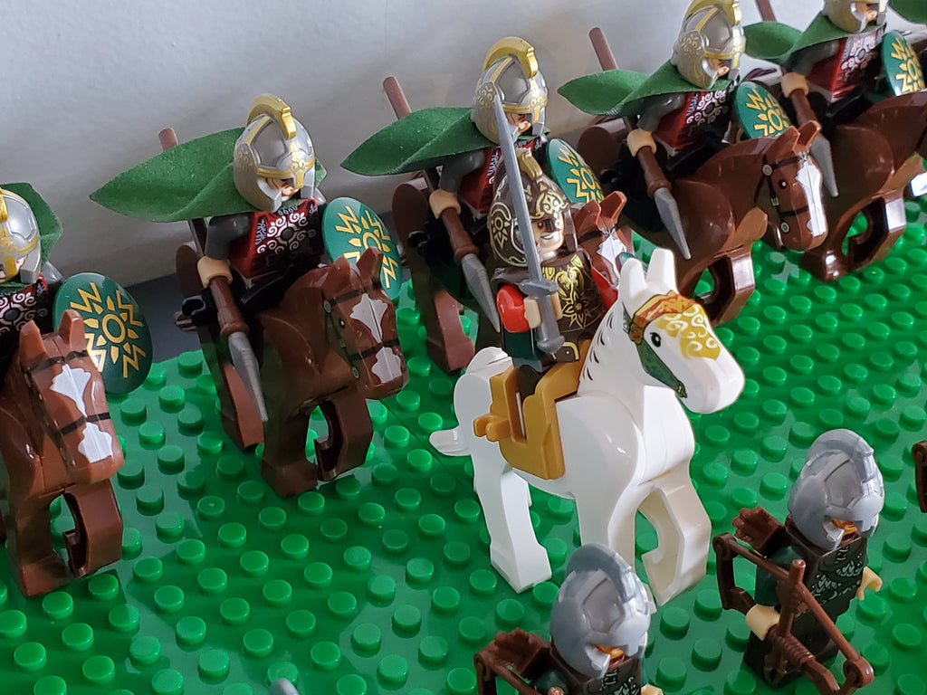 LOTR Rohan Battalion Infantry Army 63 Minifigures Set