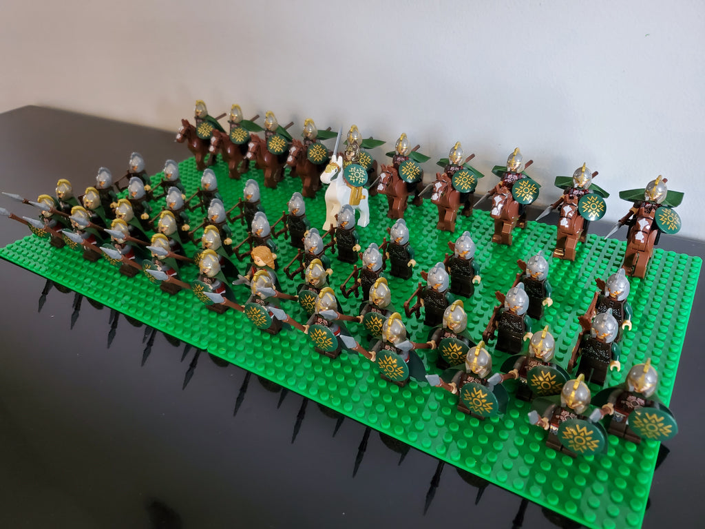 LOTR Rohan Battalion Infantry Army 63 Minifigures Set