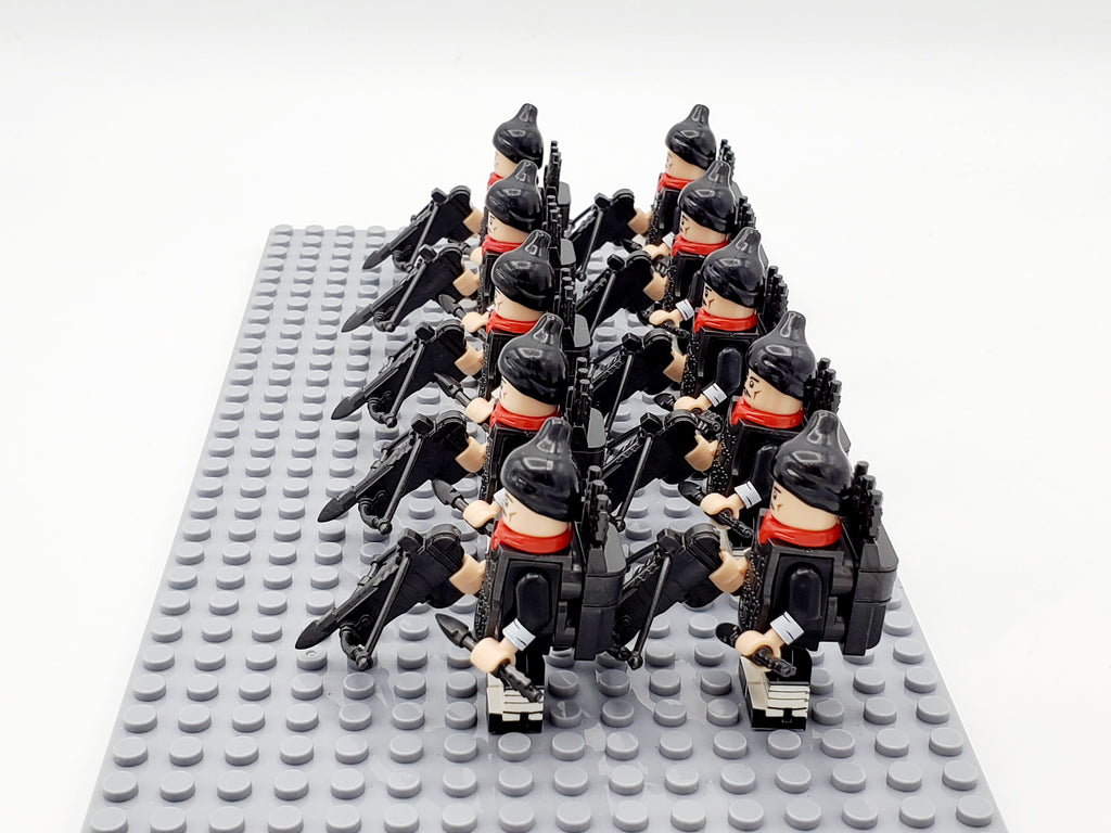 Ancient China Qin Dynasty 10 Crossbows Soldiers Set