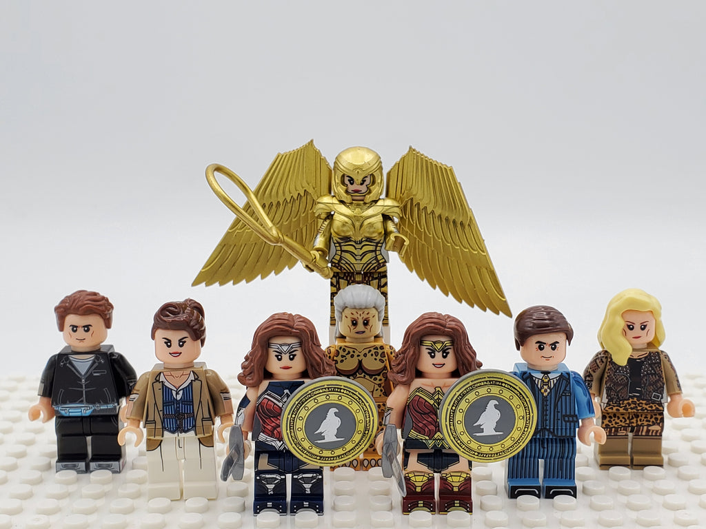 Wonder Woman WW84 Custom 8 Minifigures Set